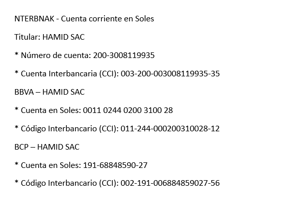 Cuentas de empresa